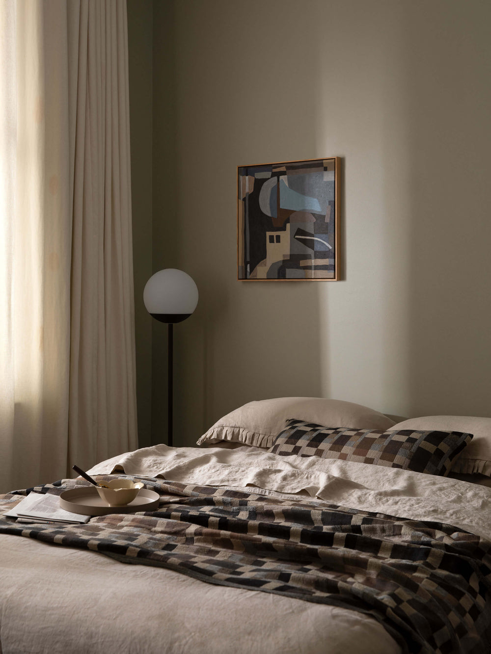 Avenue Oatmeal Linen & Cotton Duvet Cover Set