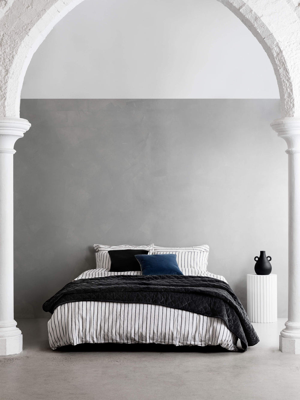 Etro Black Velvet Cushion