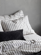 Loft Graphite Linen & Cotton Sheet Set