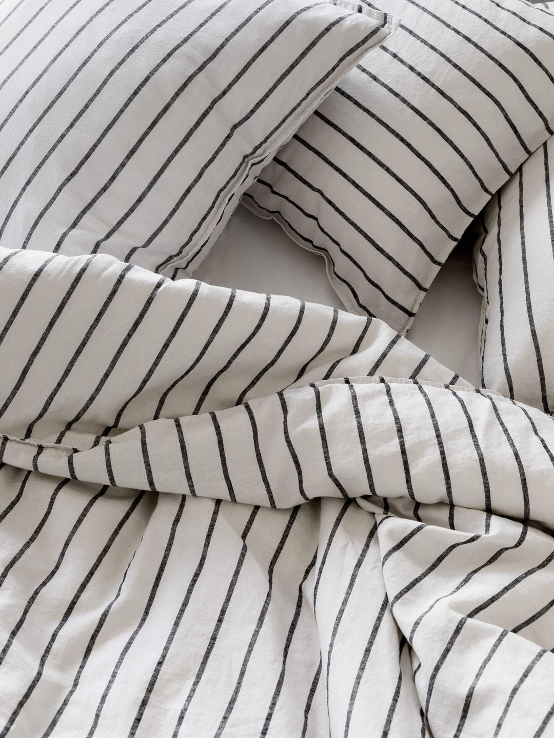 Loft Graphite Linen & Cotton Pillowcases