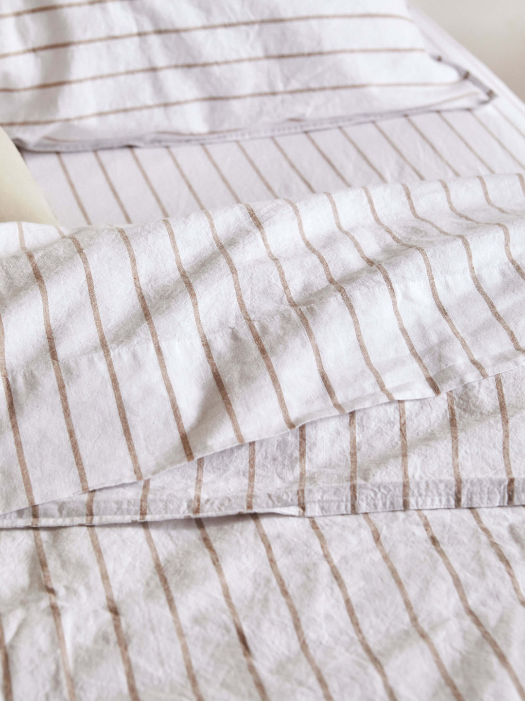 Loft Tan Linen & Cotton Duvet Cover Set