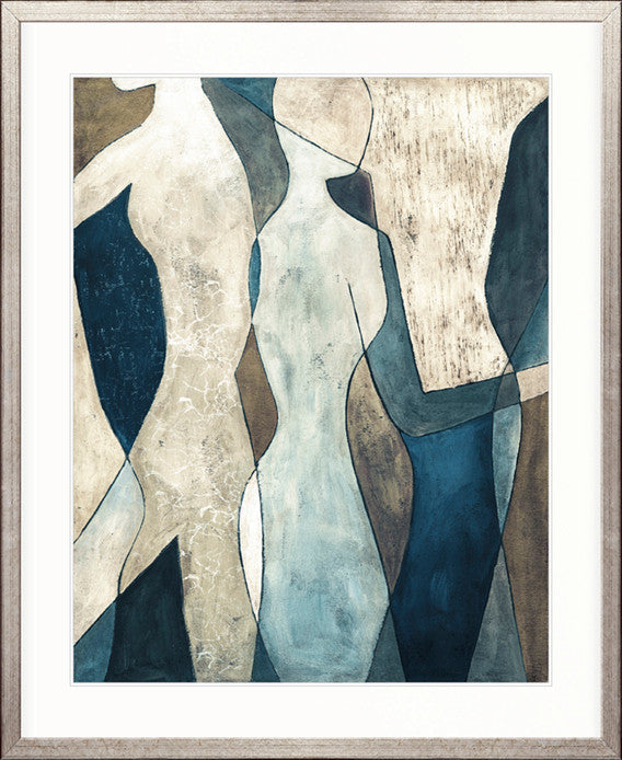 Marilo Silhouette III framed abstract art print