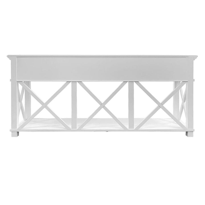 Sorrento 3 Drawer 190 cm Hamptons Console White