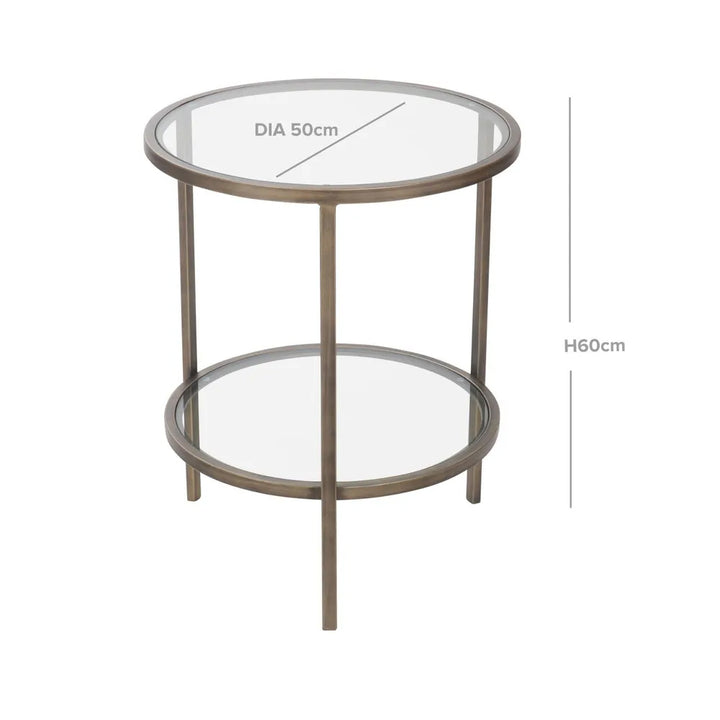 Pandora Black Side Table