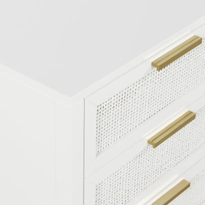 Salina White Bedside Chest