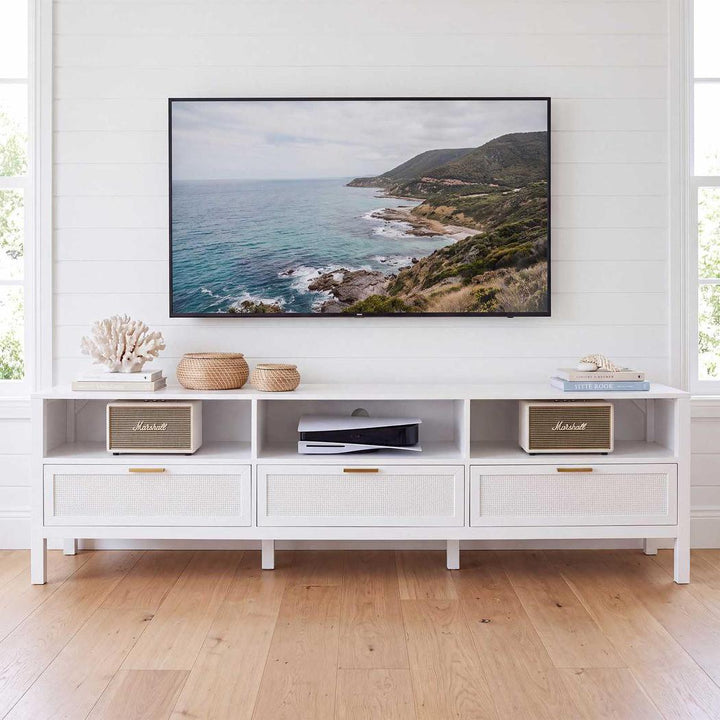 Santorini Large Media Unit White