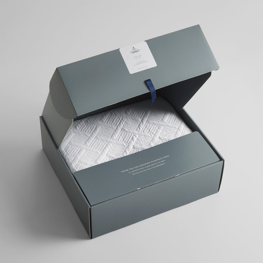 Orcia Palazzo quilted cotton sateen bedspread