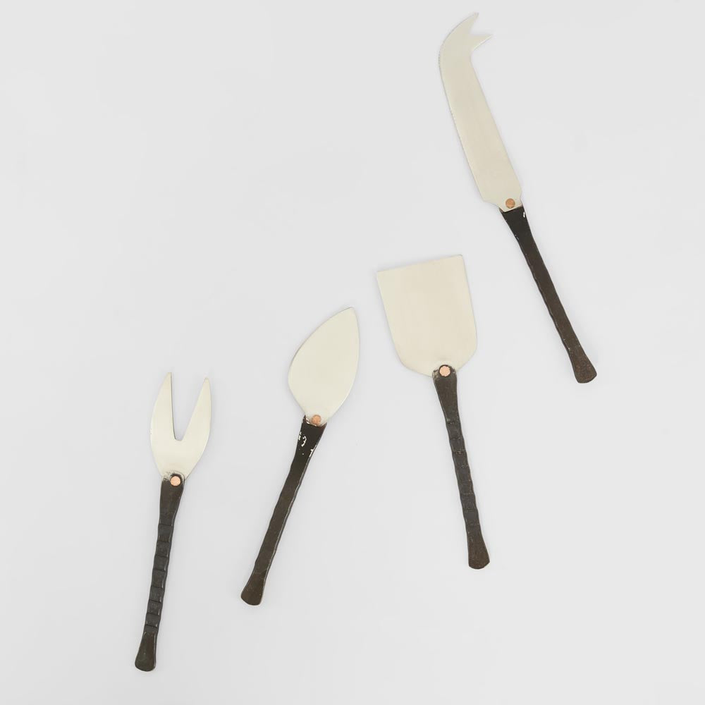 Iron Handle Cheese Set of 4