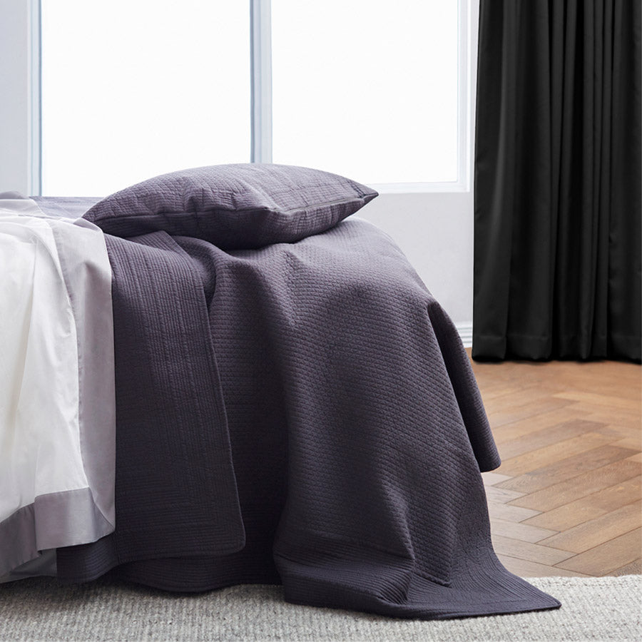 Resort quilted bedspread in Slate