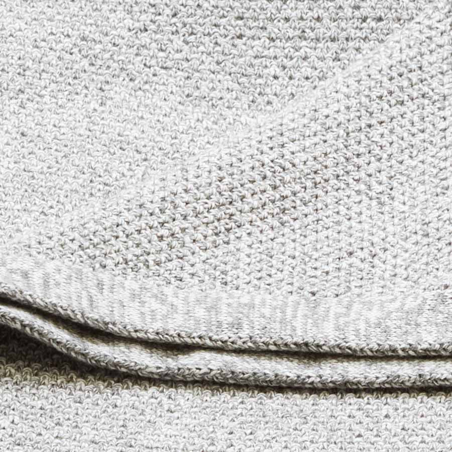 Sala Grey Melange blanket, view 3