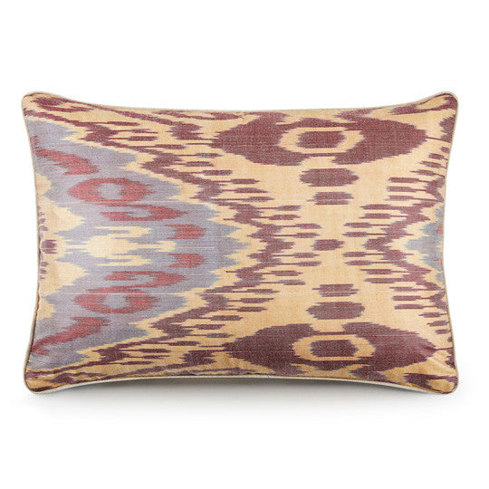 Silk Road cushion in Grape, view 2