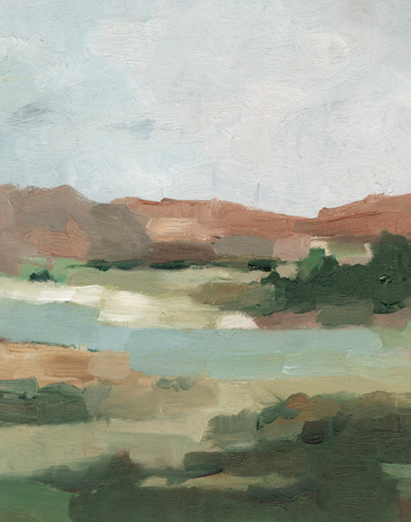 Painterly Landscape II (Canvas)