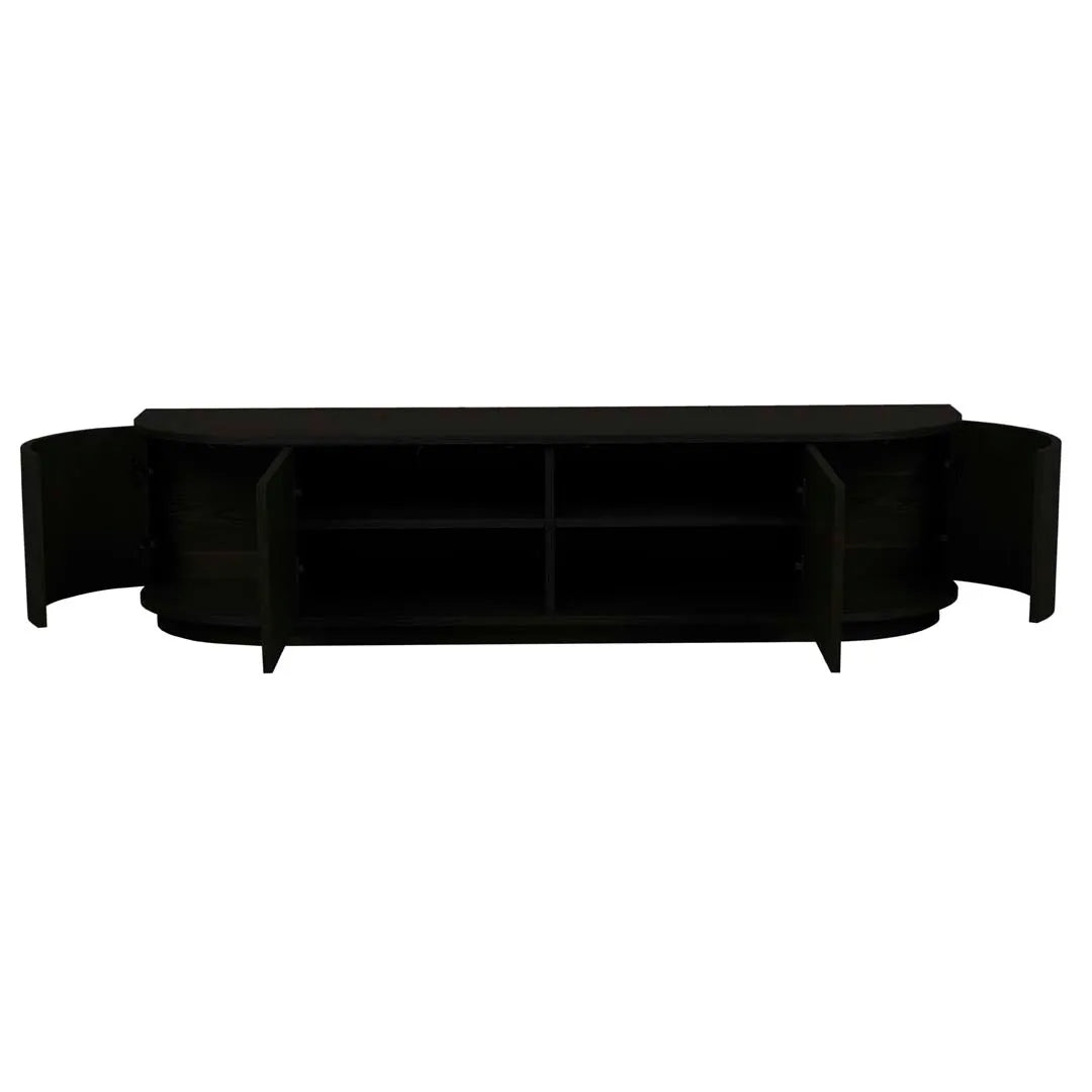 Oberon Crescent Media Unit Black