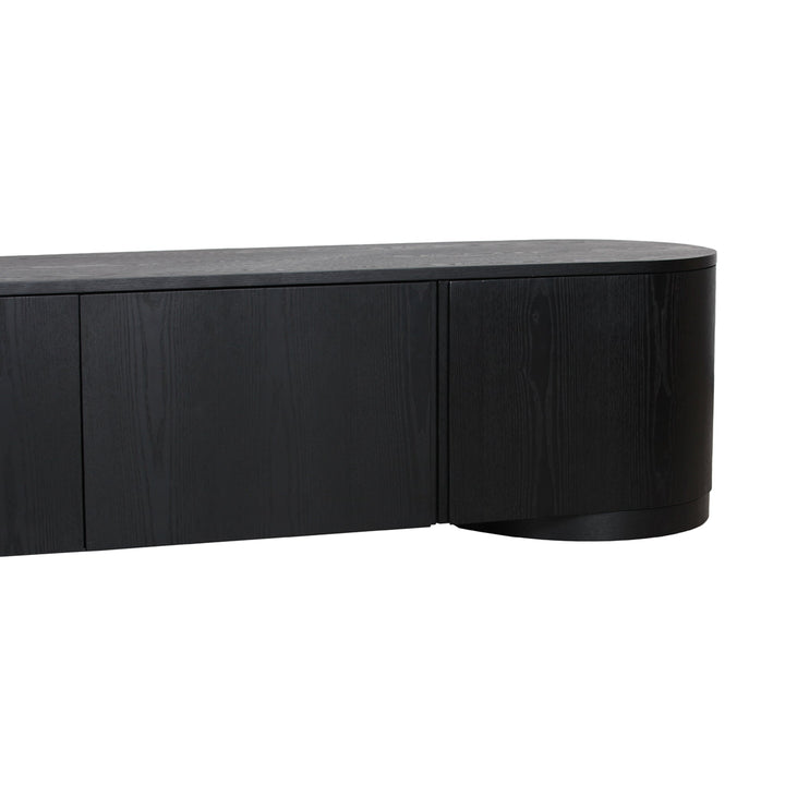Crescent 2.2m TV Entertainment Unit Black