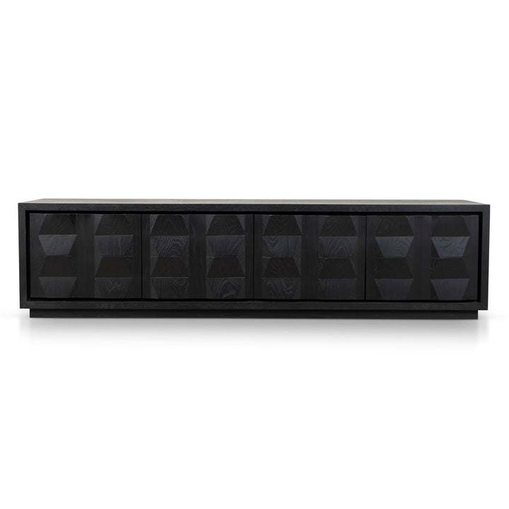 Shadow 2.2m TV Entertainment Unit Black