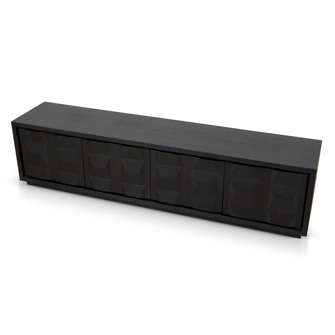 Shadow 2.2m TV Entertainment Unit Black