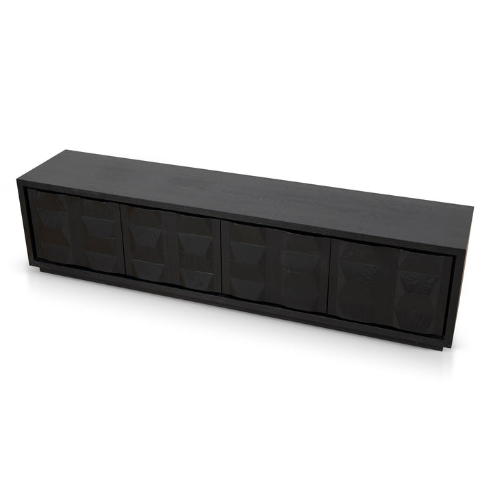 Shadow 2.2m TV Entertainment Unit Black