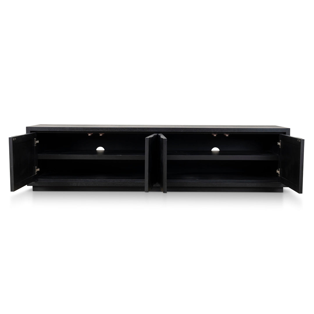 Shadow 2.2m TV Entertainment Unit Black