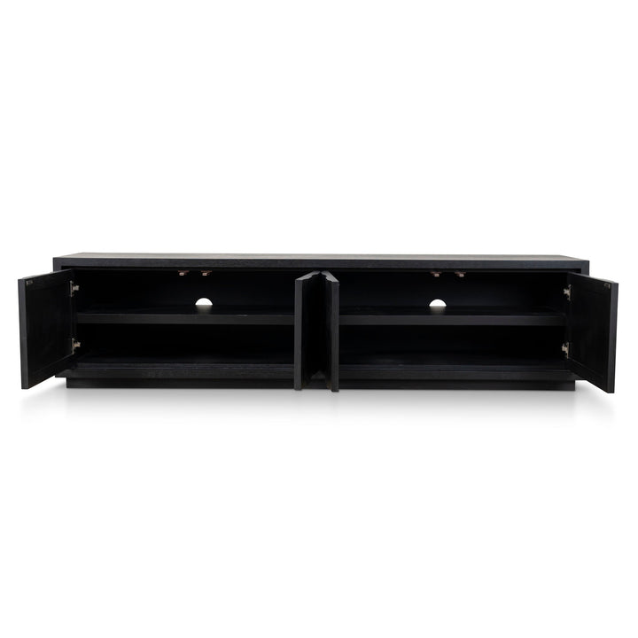 Shadow 2.2m TV Entertainment Unit Black