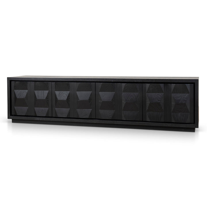 Shadow 2.2m TV Entertainment Unit Black
