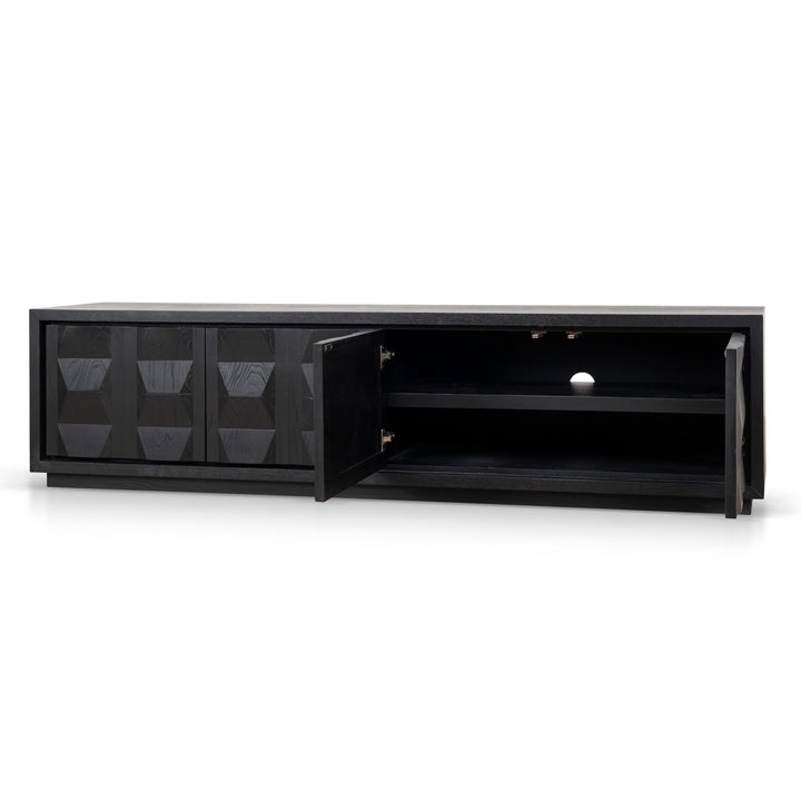 Shadow 2.2m TV Entertainment Unit Black