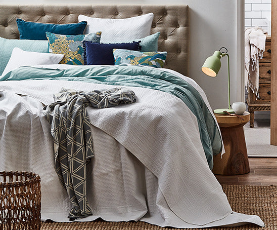 Resort white bedspread, view 5