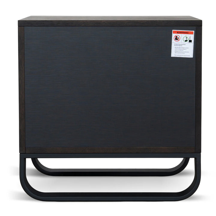 Arden Bedside Table Dark Walnut