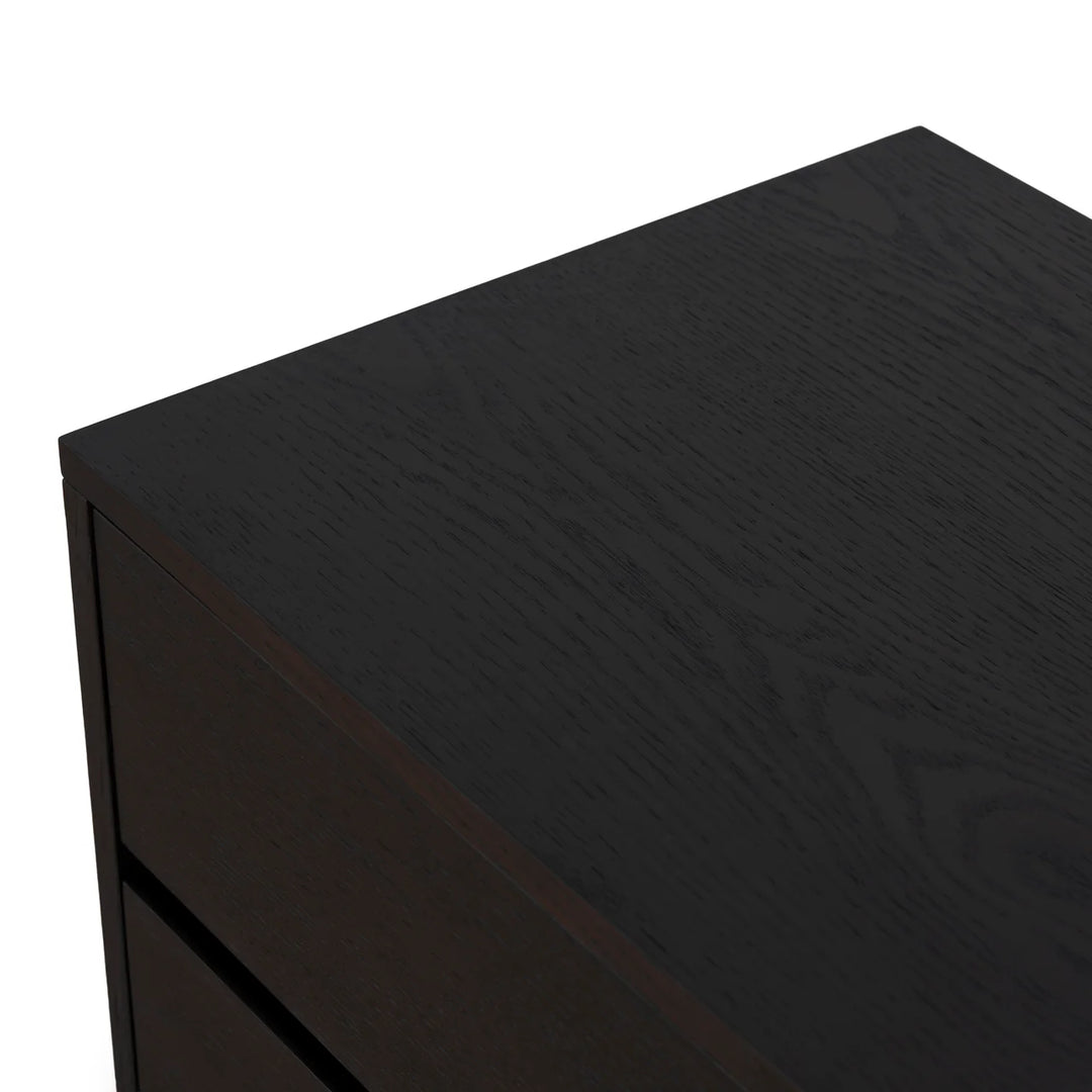Arden Bedside Table Dark Walnut