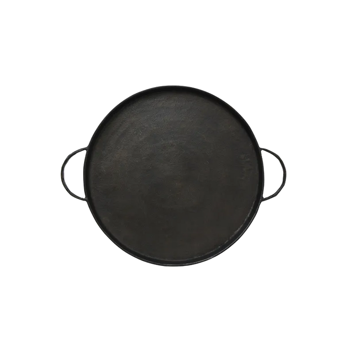 Balto Round Tray with Handles