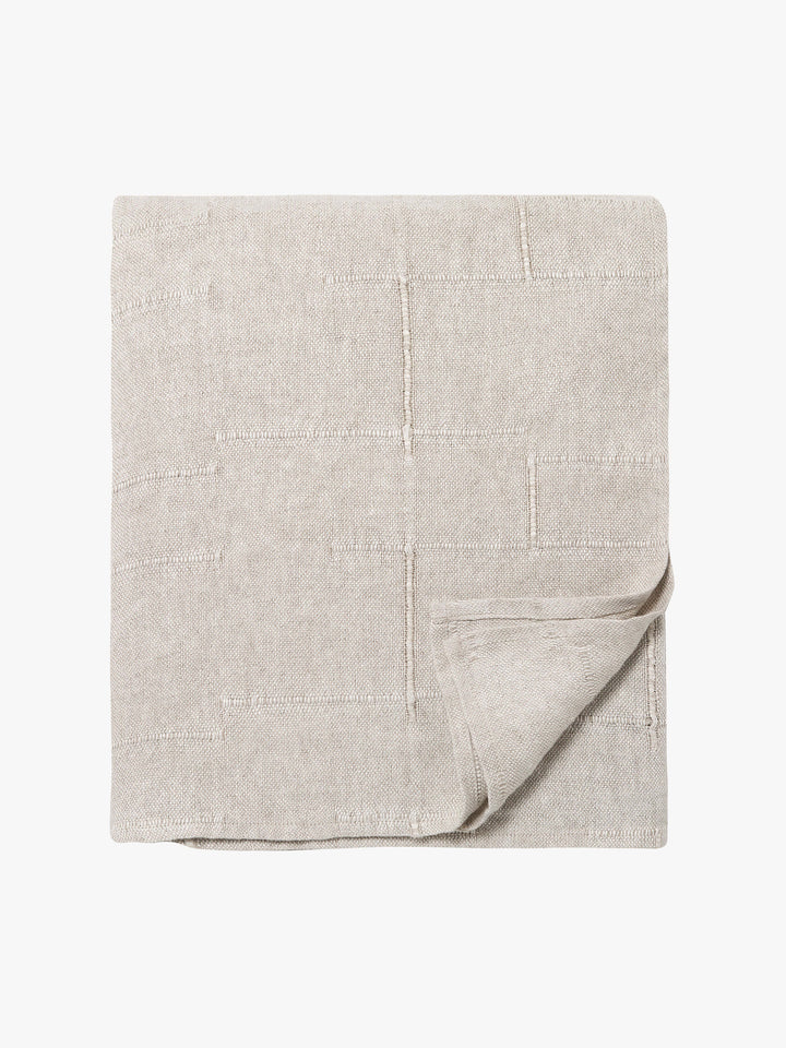 Palermo Natural French Linen Bedcover