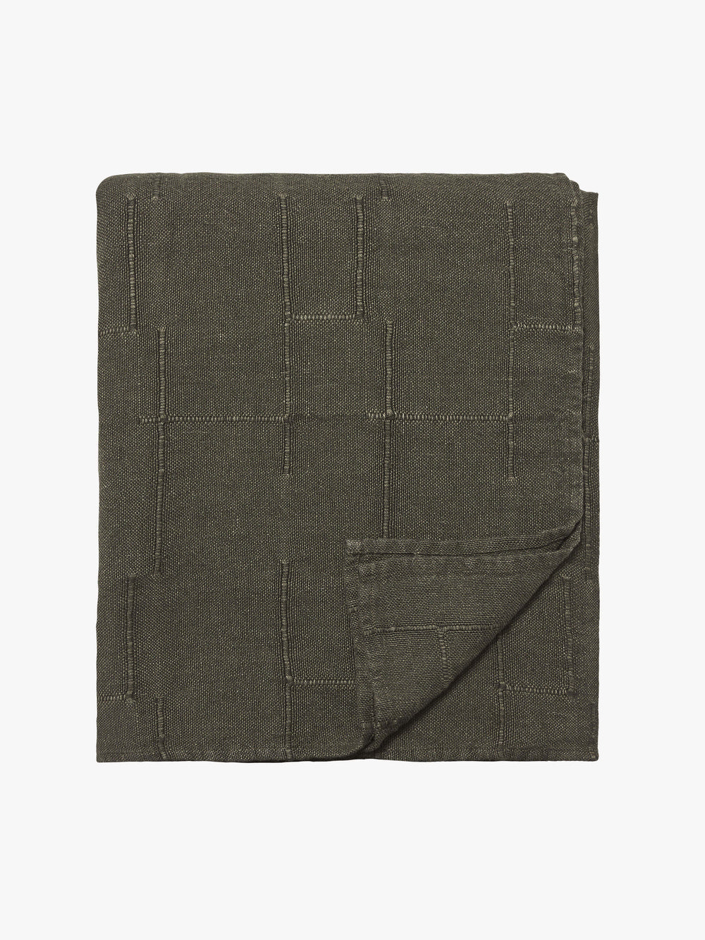 Palermo Olive French Linen Bedcover