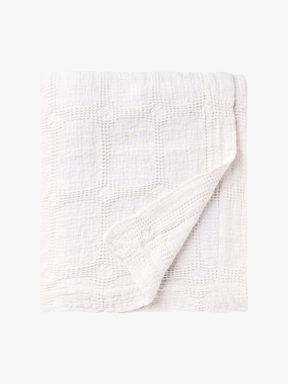 Sofia Nougat Pure Cotton Bedcover