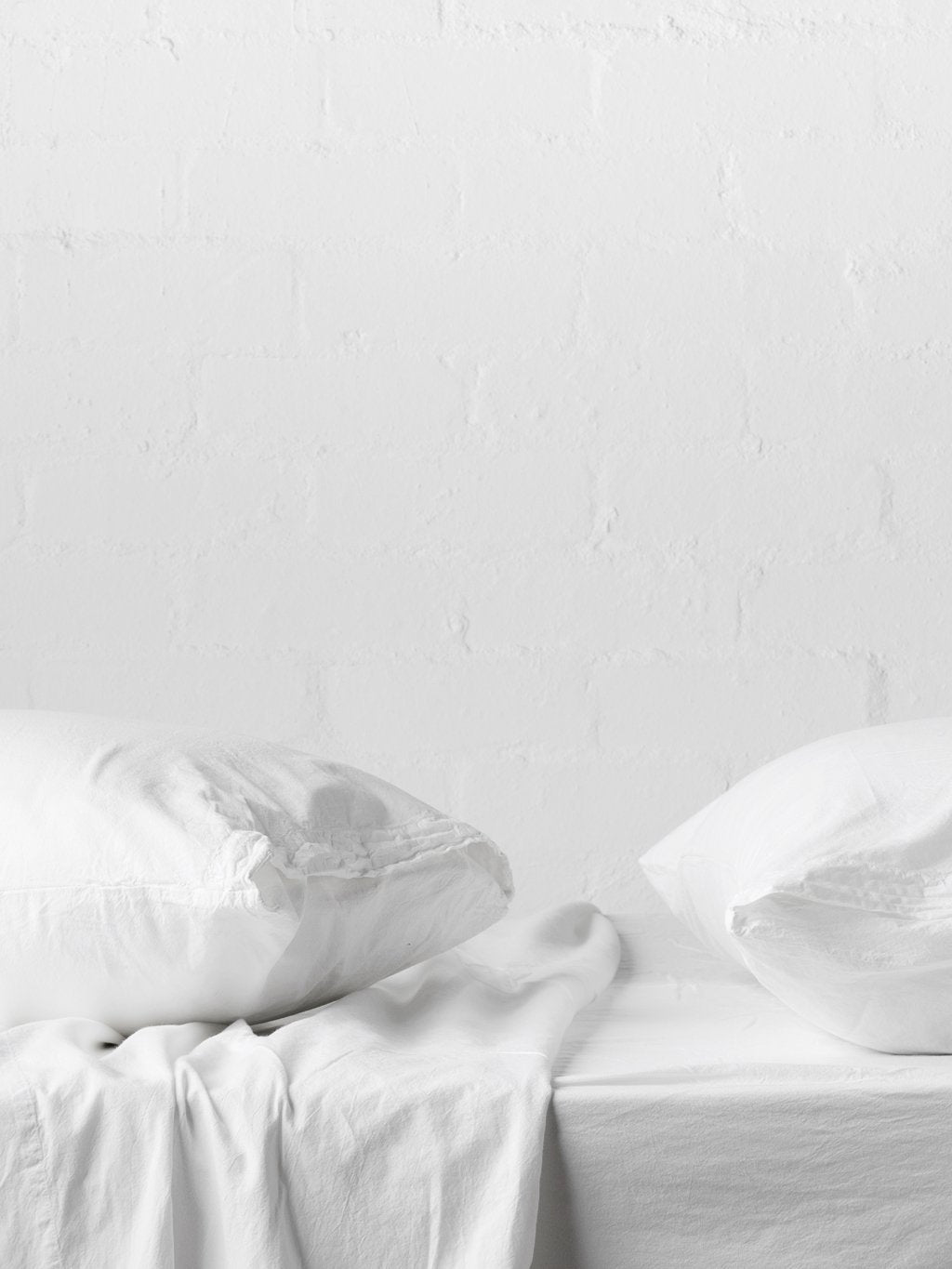 Nordic White Portuguese Cotton Pillowcases