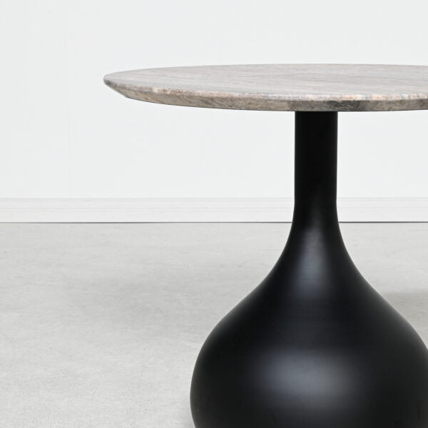 Bulb Travertine Side Table