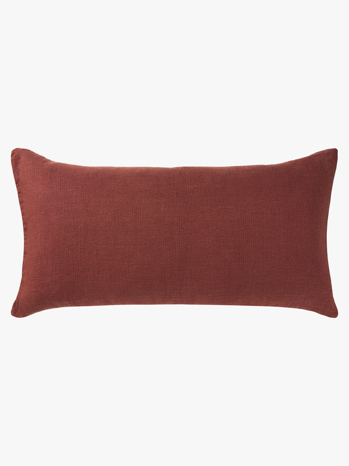 Ava Maple Pure Linen Lumbar Cushion