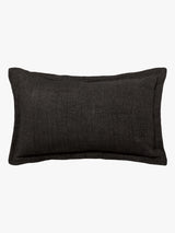 Burton Liquorice Tailored Heavy Linen Rectangle Cushion