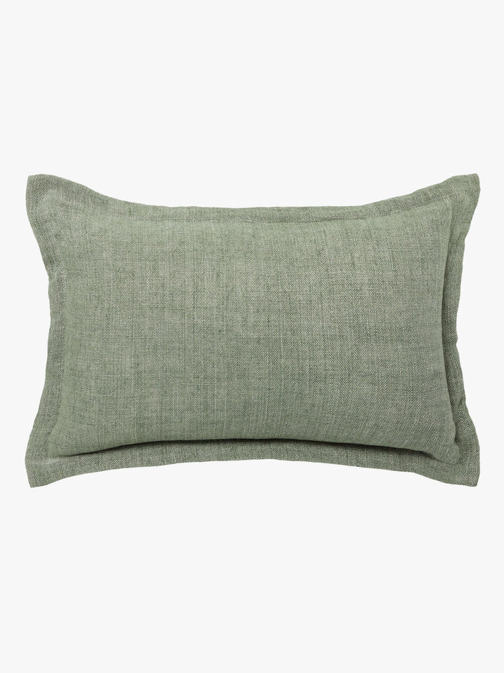 Burton Seagrass Tailored Heavy Linen Rectangle Cushion