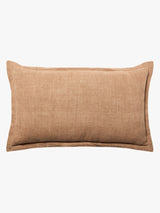 Burton Toffee Tailored Heavy Linen Rectangle Cushion