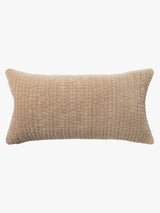 Cino Cacao Cotton Velvet Lumbar Cushion