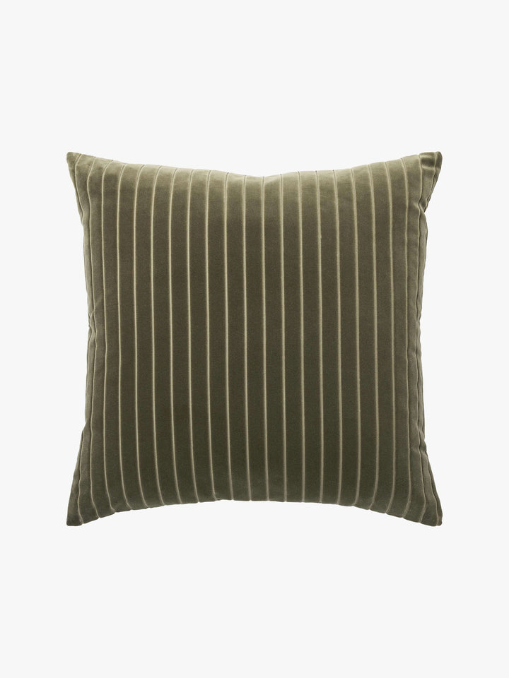 Easton Olive Velvet Cushion