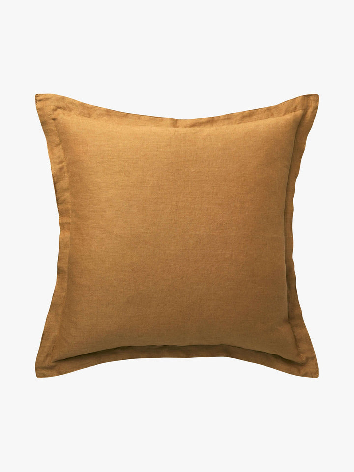Echo Toffee Pure Linen Cushion
