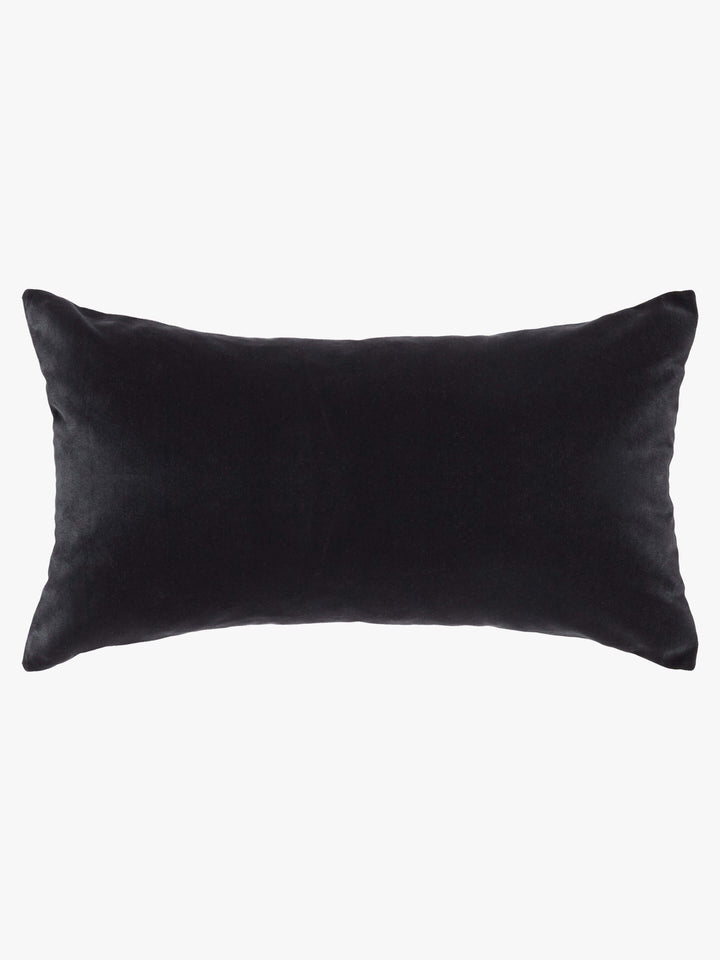 Etro Graphite Lumbar Velvet Cushion