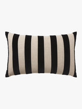 Etro Black Stripe Velvet Cushion