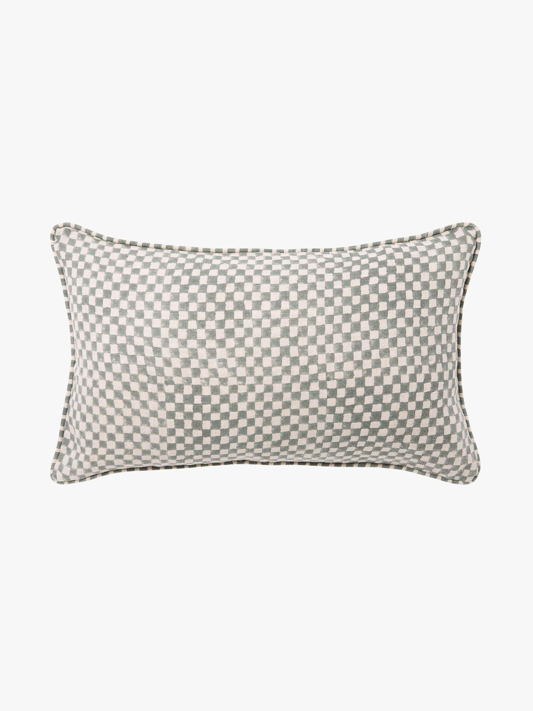 Gia Jade Reversible Linen Cushion