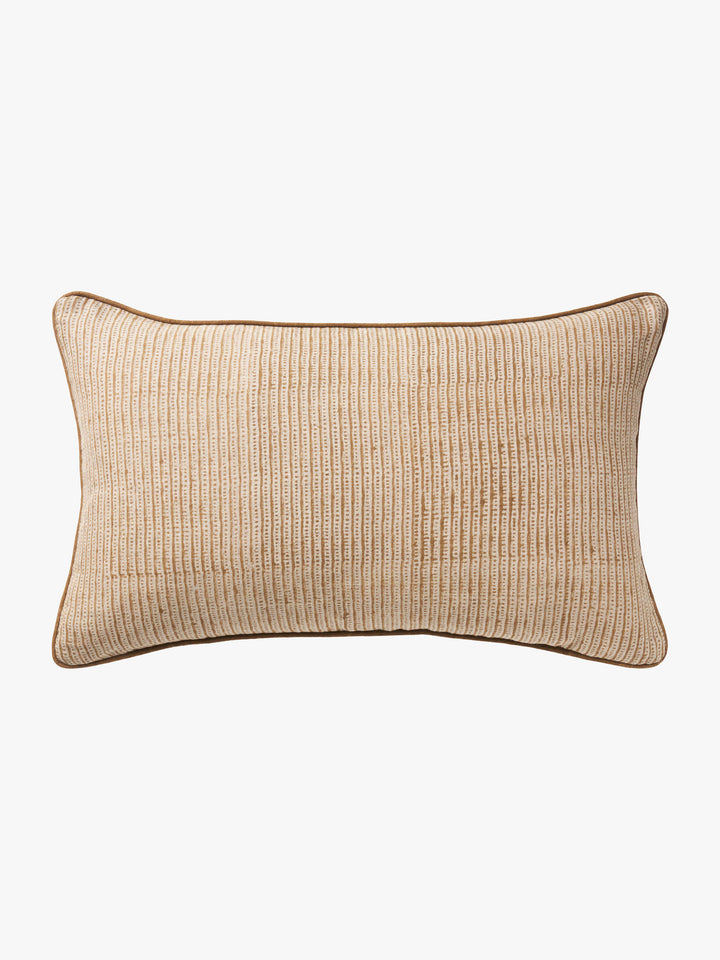 Lottie Bronze Reversible Linen Cushion