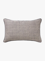 Lottie Indigo Reversible Linen Cushion