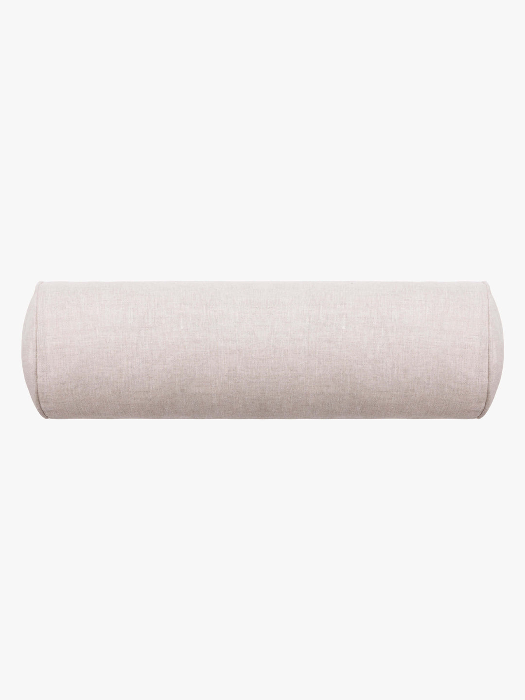 Mae Natural Pure Linen Bolster Cushion
