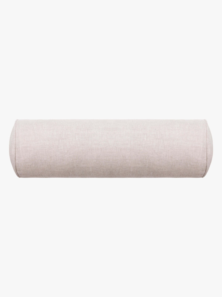 Mae Natural Pure Linen Bolster Cushion