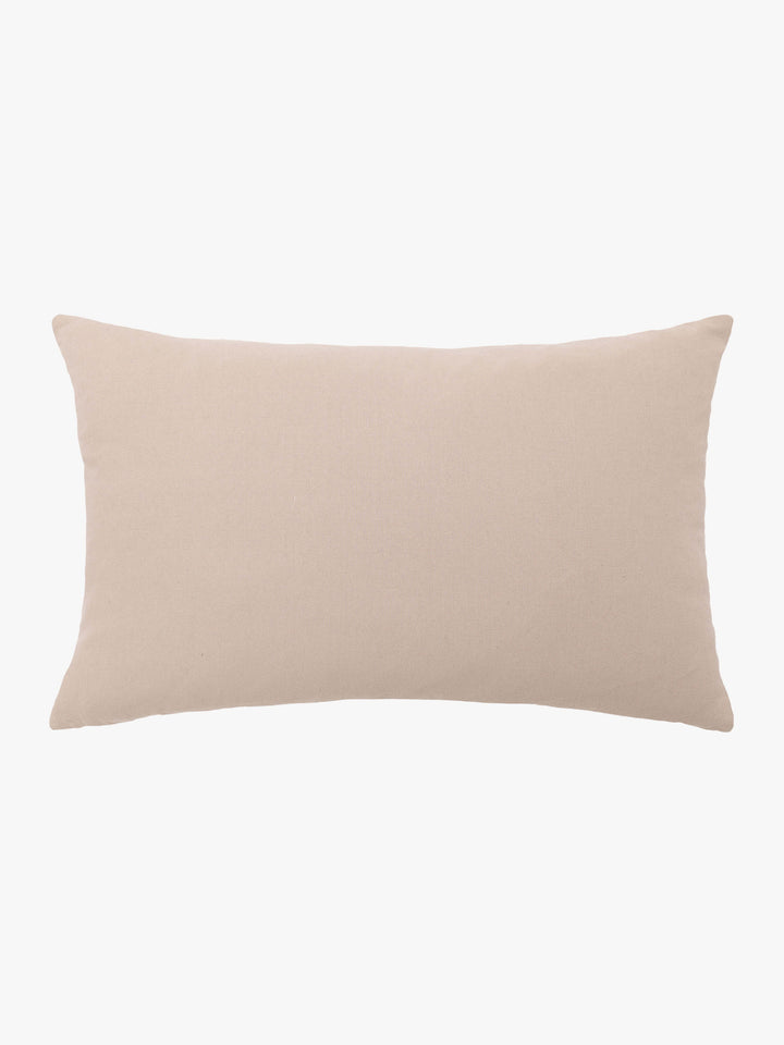 Matteo Black Rectangle Wool & Silk Cushion