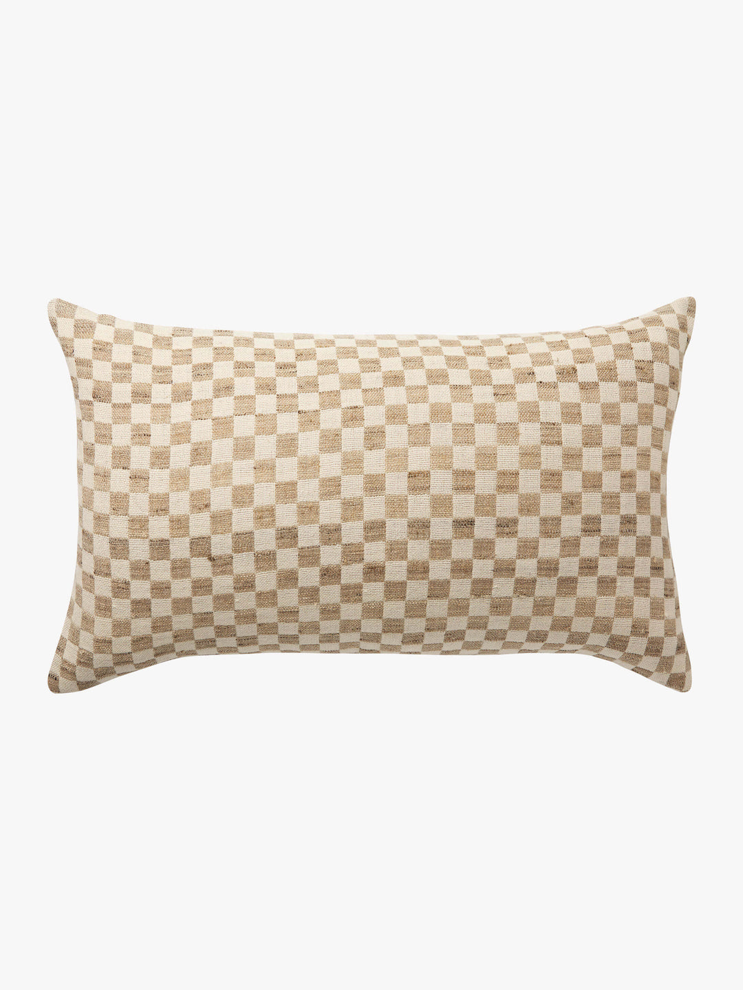 Matteo Chalk Wool & Silk Rectangle Cushion